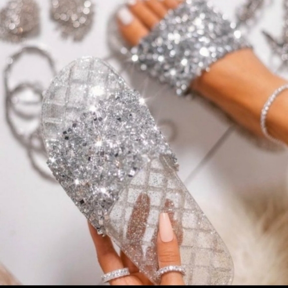 Down to 2 pairs left! Super Adorable Sparkle Sli… - Picture 2 of 6